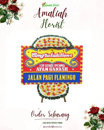 Bunga Papan Congratulation di Tegalharjo